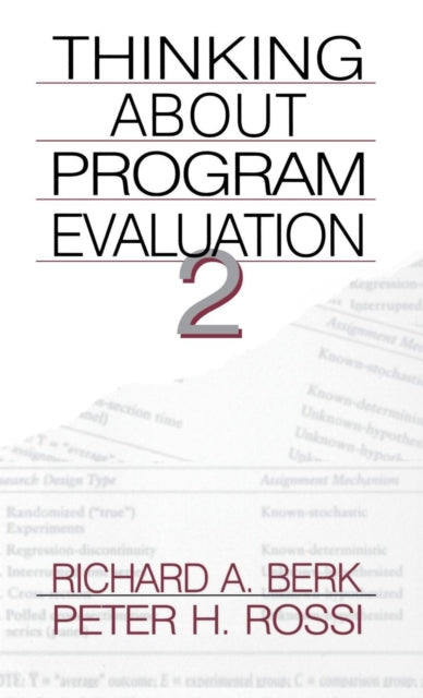 Book cover of: Thinking about Program Evaluation
