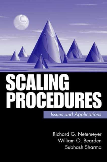 Book cover of: Scaling Procedures. By: Richard G. Netemeyer