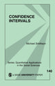 Book cover of: Confidence Intervals. By: Michael J. Smithson