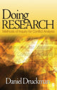 Book cover of: Doing Research. By: Daniel Druckman