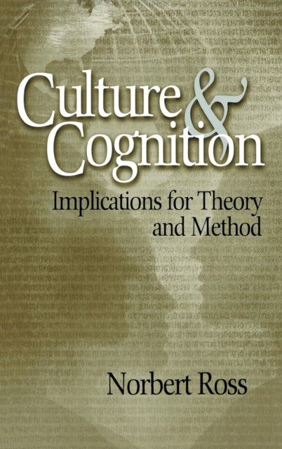 Book cover of: Culture and Cognition. By: Norbert O.  (Otto) Ross