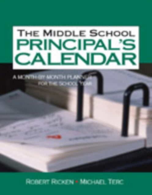 Book cover of: Middle School Principal's Calendar. By: Robert Ricken