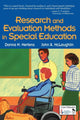 Book cover of: Research and Evaluation Methods in Special Education. By: Donna M. Mertens