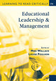 Book cover of: Learning to Read Critically in Educational Leadership and Management
