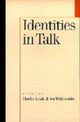 Book cover of: Identities in Talk