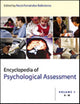 Book cover of: Encyclopedia of Psychological Assessment. By: Rocio Fernandez-Ballesteros