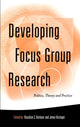 Book cover of: Developing Focus Group Research
