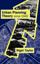 Book cover of: Urban Planning Theory since 1945