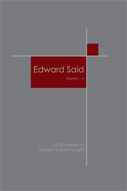 Book cover of: Edward Said