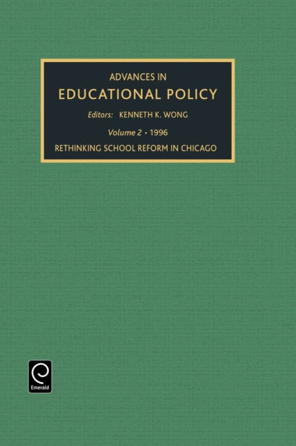 Book cover of: ADVANCES IN EDUCATIONAL POLICY. By: Kenneth K. Wong
