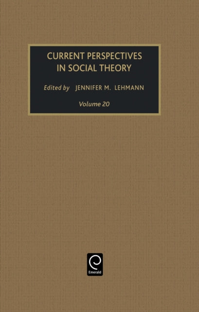Book cover of: Current Perspectives in Social Theory. By: Jennifer M. Lehmann