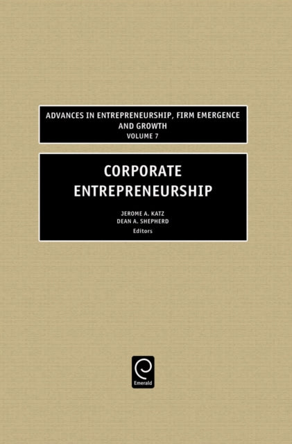 Book cover of: Corporate Entrepreneurship