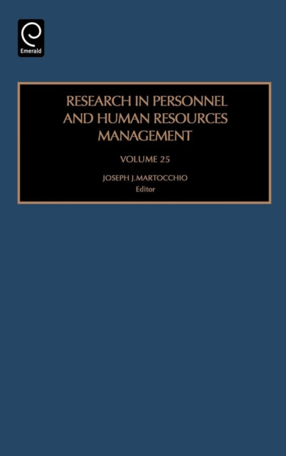 Book cover of: Research in Personnel and Human Resources Management. By: Joseph J. Martocchio