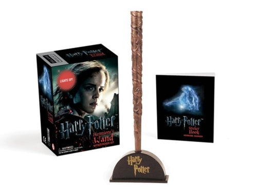 Book cover of: Harry Potter Hermione's Wand with Sticker Kit. By: Running Press