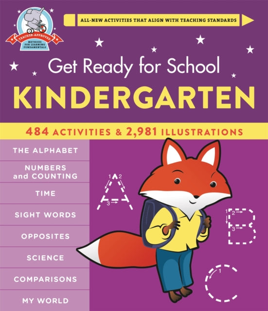 Book cover of: Get Ready for School: Kindergarten (Revised & Updated). By: Heather Stella