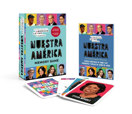 Book cover of: Nuestra America Memory Game. By: Smithsonian Institute