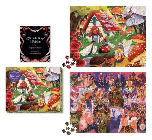 Book cover of: Fairies 2-in-1 Double-Sided 500-Piece Puzzle. By: Eugene Fletcher
