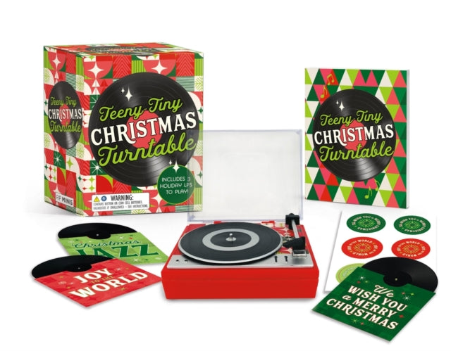 Book cover of: Teeny-Tiny Christmas Turntable. By: Matt Shiverdecker