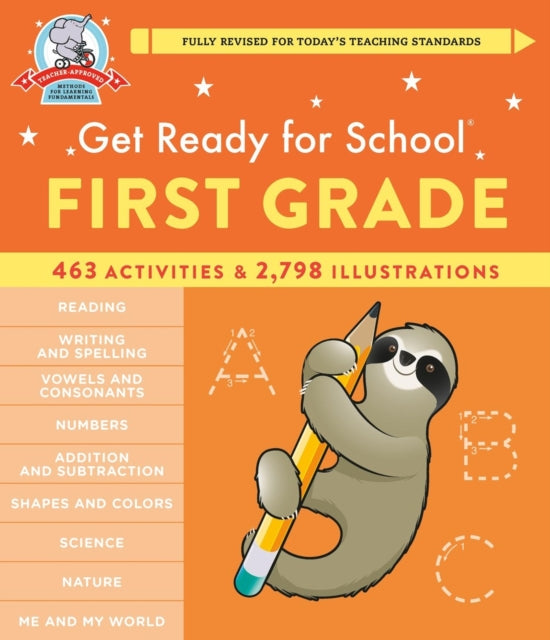 Book cover of: Get Ready for School: First Grade (Revised and Updated). By: Heather Stella