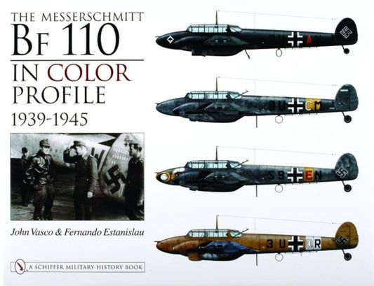 Book cover of: Messerschmitt Bf 110 in Color Profile. By: John Vasco
