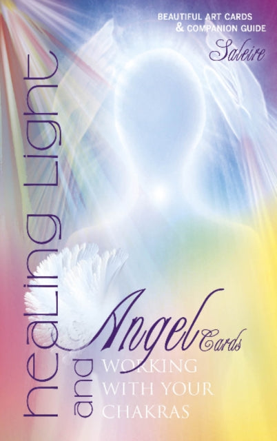 Book cover of: Healing Light and Angel Cards. By: Sarah Tracy