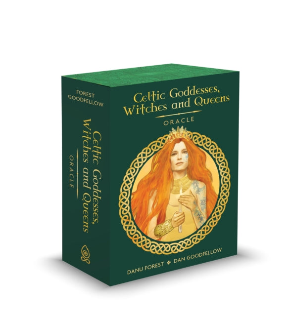 Book cover of: Celtic Goddesses, Witches, and Queens Oracle. By: Danu Forest