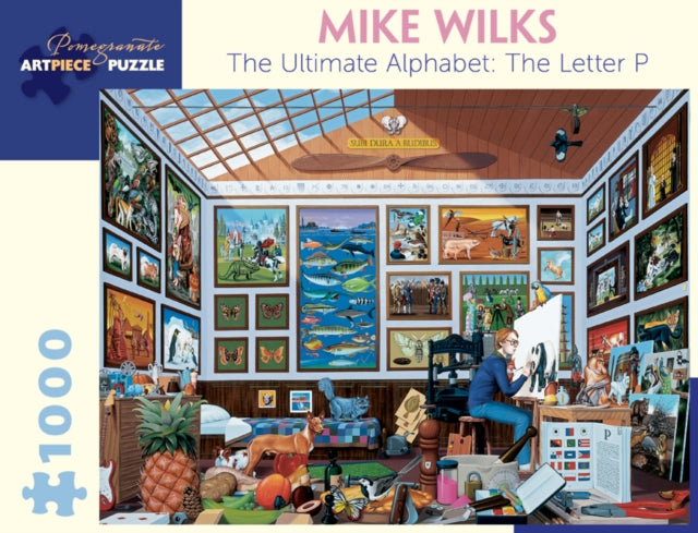 Book cover of: Mike Wilks the Ultimate Alphabet the Letter P 1000-Piece Jigsaw Puzzle