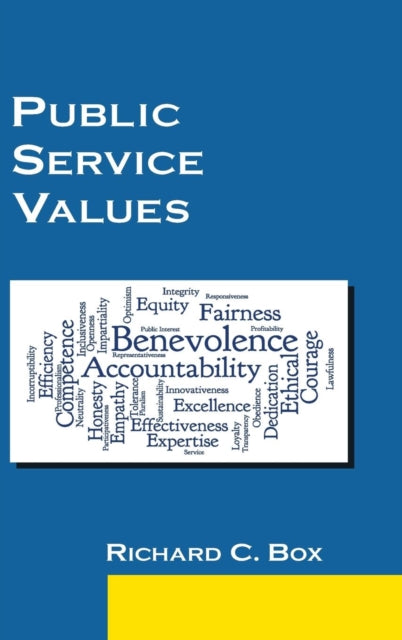 Book cover of: Public Service Values. By: Richard C. Box