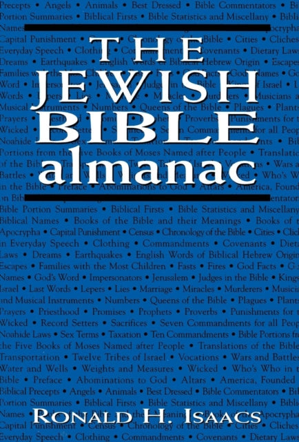 Book cover of: Jewish Bible Almanac