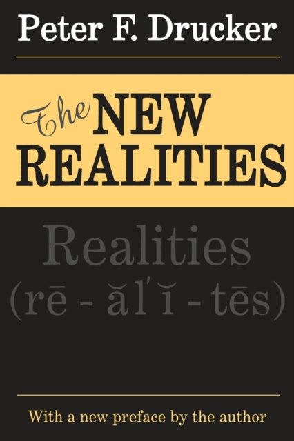 Book cover of: New Realities. By: Peter Drucker