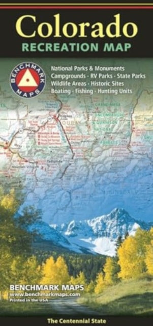 Book cover of: Colorado Recreation Map