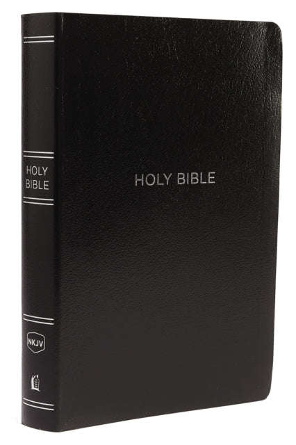 Book cover of: NKJV Holy Bible, Giant Print Center-Column Reference Bible, Black Leather-look, 72,000+ Cross References, Red Letter, Comfort Print: New King James Version. By: Thomas Thomas Nelson
