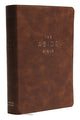 Book cover of: NKJV, Abide Bible, Leathersoft, Brown, Red Letter, Comfort Print. By: Taylor University Taylor University Center for Scripture Engagement