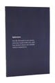 Book cover of: NKJV Bible Journal - Ephesians, Paperback, Comfort Print. By: Thomas Thomas Nelson