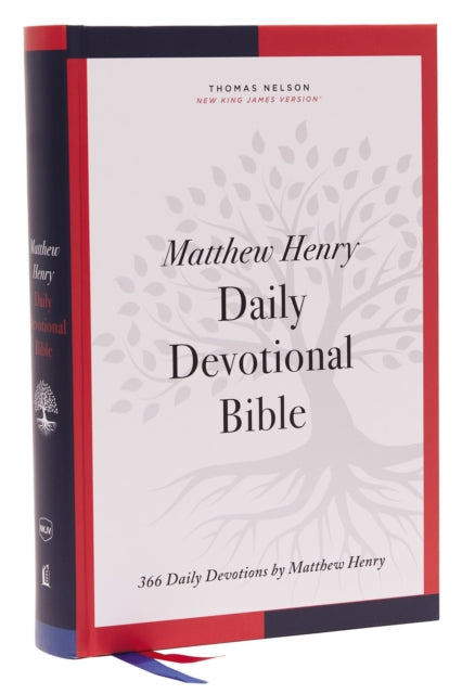 Book cover of: NKJV, Matthew Henry Daily Devotional Bible, Hardcover, Red Letter, Comfort Print. By: Zondervan Publishing Company
