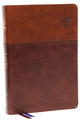 Book cover of: NKJV, Matthew Henry Daily Devotional Bible, Leathersoft, Brown, Red Letter, Comfort Print. By: Zondervan Publishing Company