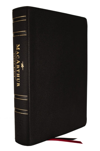 Book cover of: NASB, MacArthur Study Bible, 2nd Edition, Genuine Leather, Black, Comfort Print. By: John MacArthur