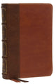 Book cover of: NKJV, Compact Bible, Maclaren Series, Leathersoft, Brown, Comfort Print. By: Thomas Nelson