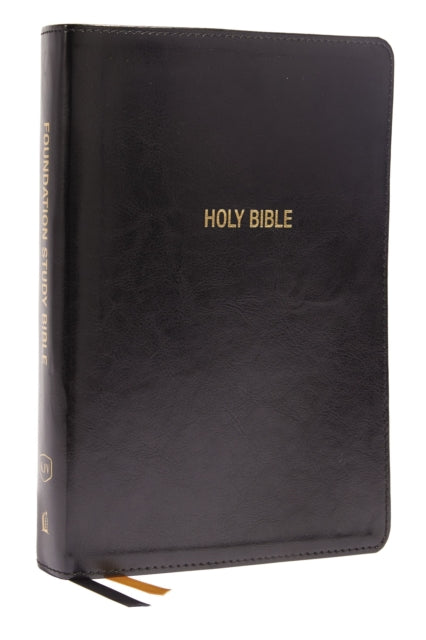 Book cover of: KJV, Foundation Study Bible, Large Print, Leathersoft, Black, Red Letter, Comfort Print