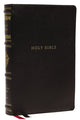 Book cover of: NKJV, Personal Size Reference Bible, Sovereign Collection, Genuine Leather, Black, Red Letter, Thumb Indexed, Comfort Print. By: Zondervan Publishing Company