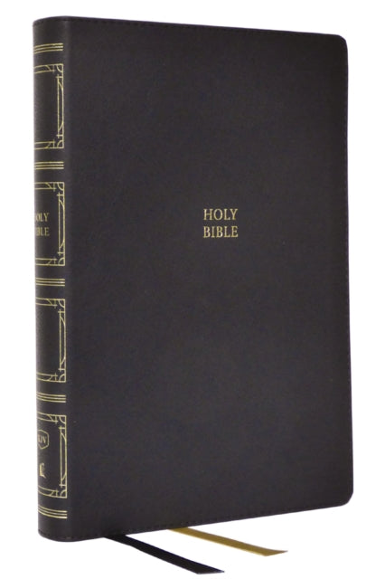 Book cover of: KJV Holy Bible: Paragraph-style Large Print Thinline with 43,000 Cross References, Black Leathersoft, Red Letter, Comfort Print: King James Version. By: Zondervan Publishing Company