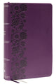Book cover of: KJV Holy Bible: Large Print Single-Column with 43,000 End-of-Verse Cross References, Purple Leathersoft, Personal Size, Red Letter, (Thumb Indexed): King James Version. By: Zondervan Publishing Company
