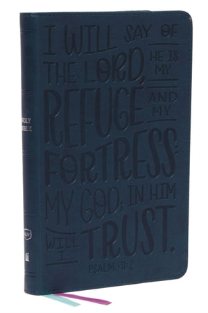 KJV Holy Bible: Thinline Youth Edition, Teal Leathersoft, Red Letter, Comfort Print