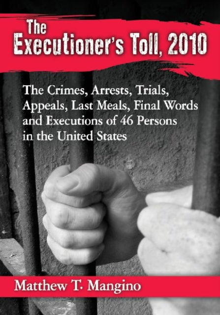 Book cover of: Executioner's Toll, 2010. By: Matthew T. Mangino