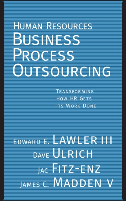 Book cover of: Human Resources Business Process Outsourcing. By: Edward E.  Lawler