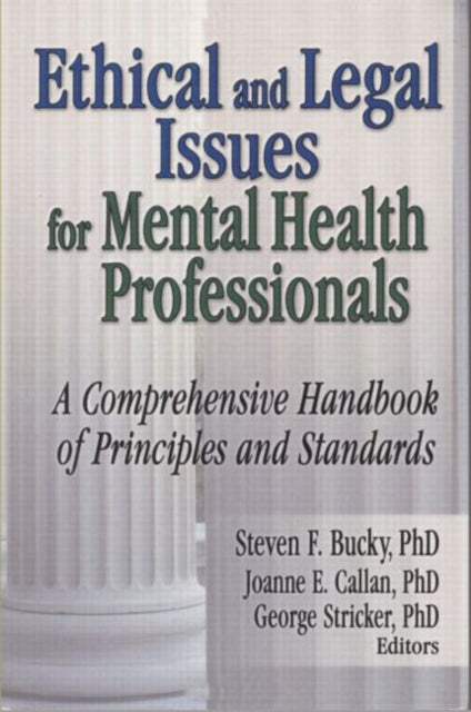 Book cover of: Ethical and Legal Issues for Mental Health Professionals