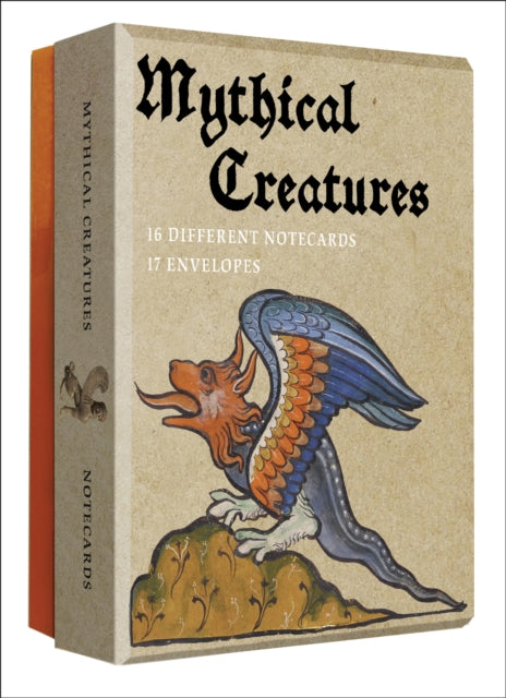 Book cover of: Mythical Creatures Notecard Set