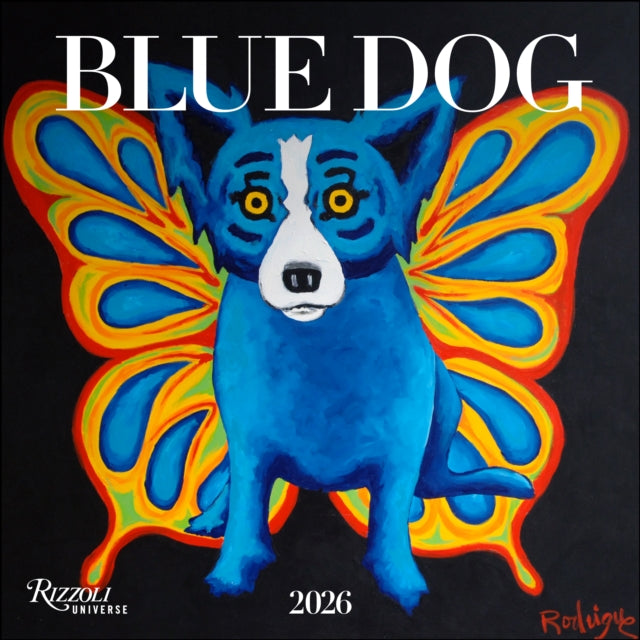Book cover of: Blue Dog 2026 Wall Calendar