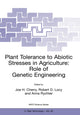 Book cover of: Plant Tolerance to Abiotic Stresses in Agriculture: Role of Genetic Engineering