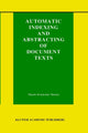 Book cover of: Automatic Indexing and Abstracting of Document Texts